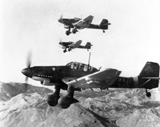 容克斯 Ju 87D-1 俯冲轰炸机