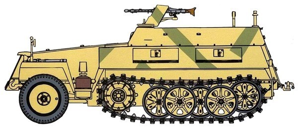 250/1型半履带装甲运兵车