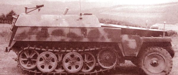 250/7、251/2型半履带装甲迫击炮车