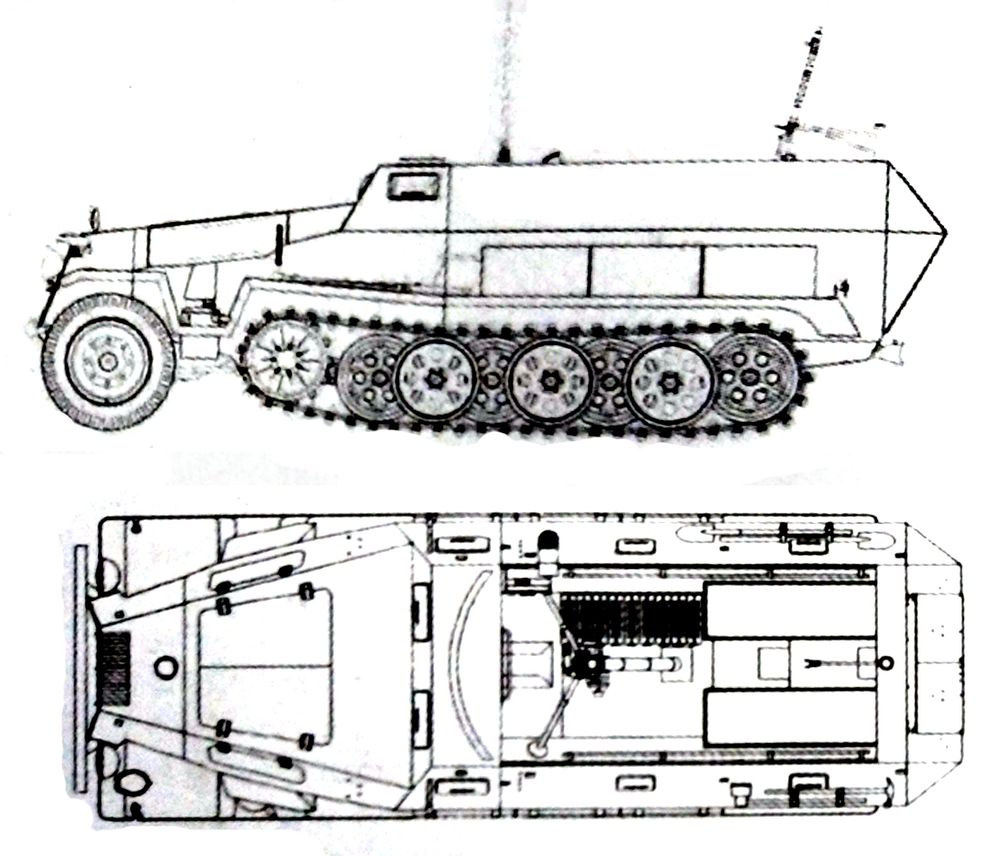 251/2型半履带装甲迫击炮车 Sd.Kfz.251/2（Alt）