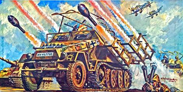 251/1、Sd.Kfz.4/1型半履带装甲火箭炮车