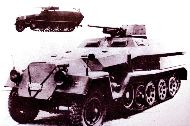 251/10型半履带装甲炮车 （37毫米反坦克炮车）