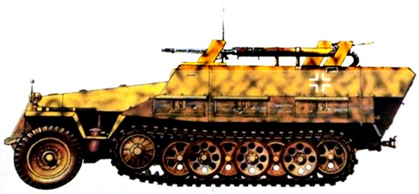 251/16型半履带装甲喷火车