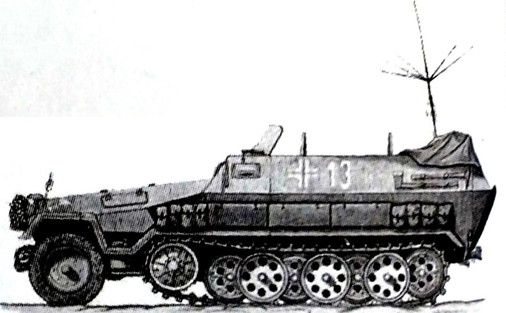 Sd.Kfz.251/3 Ⅴ型半履带装甲通讯指挥车