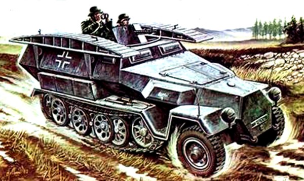 251/5、251/7型半履带装甲工兵车