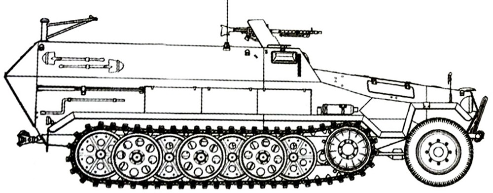 Sd.Kfz.251/5型半履带装甲工兵运输车