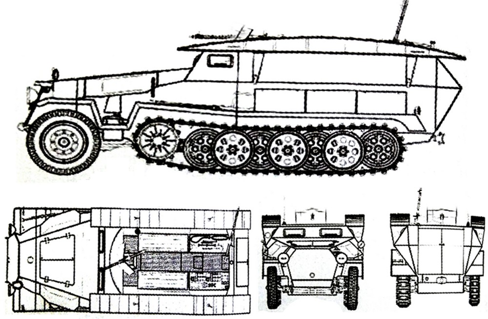 Sd.Kfz.251/7型半履带装甲工兵突击车