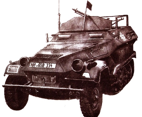 251/6型半履带装甲指挥车