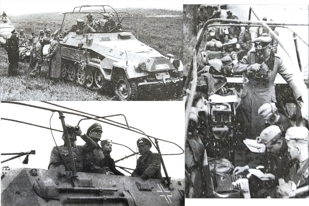 在二战初期,德军著名将领古德里安将军的专用Sd.Kfz.251/6 Ausf.A型半履带装甲指挥车,该车用251 A型车体改装的,车上有电台操作员与密码机操作员;古德里安这辆指挥车一直与他下属的装甲部队在一起,在波兰、法国与苏联战场实施闪击战。