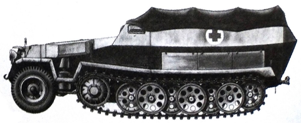 Sd.Kfz.251/8型半履带装甲救护车