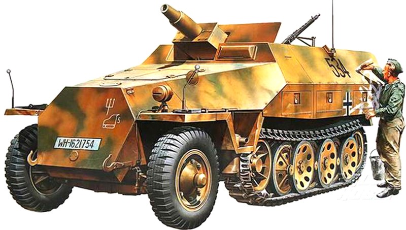 251/9型半履带装甲炮车 （75毫米突击炮车）
