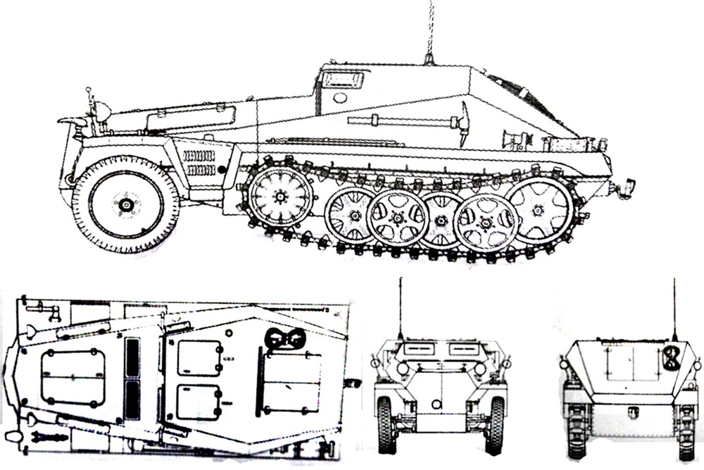 Sd.Kfz.252型半履带装甲弹药运载车