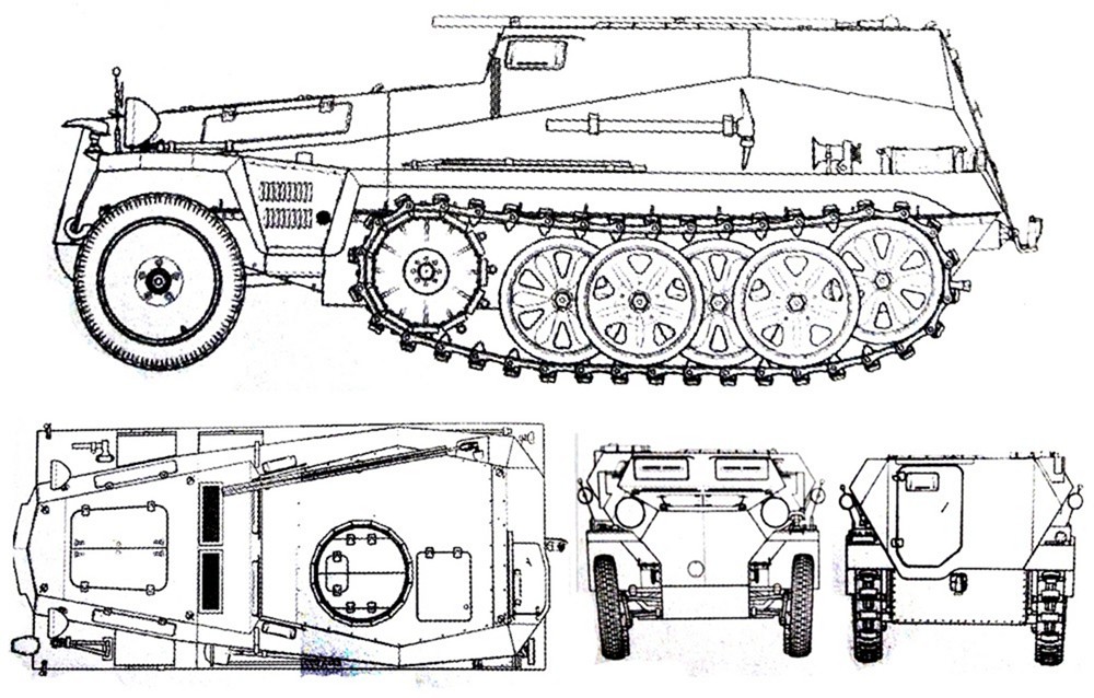 Sd.Kfz.253型半履带装甲炮兵观测车