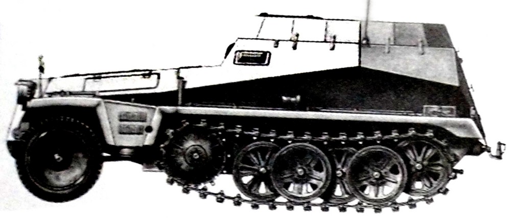 Sd.Kfz.250/253型半履带装甲炮兵观测车
