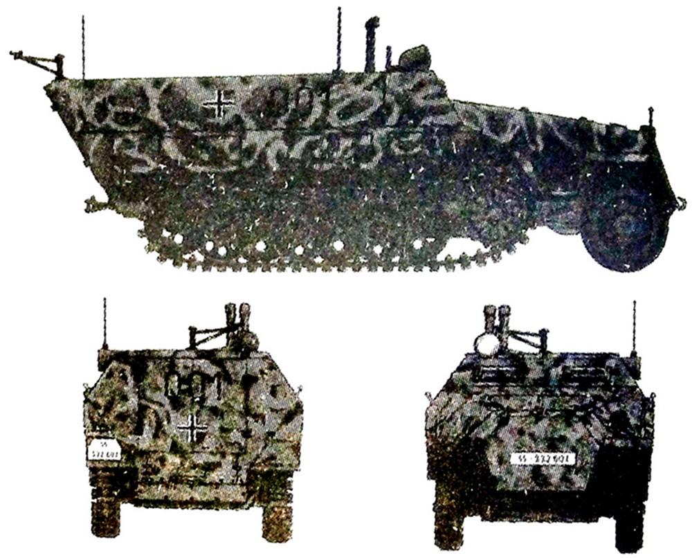 Sd.Kfz.251/12型半履带装甲炮兵测绘与器材运载车