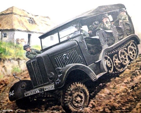 Sd.Kfz.6、Sd.Kfz.7型半履带牵引车