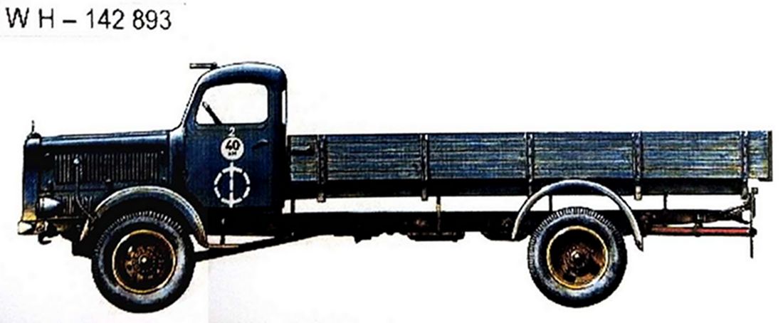 奔驰L4500A（4X4）中型军用卡车
