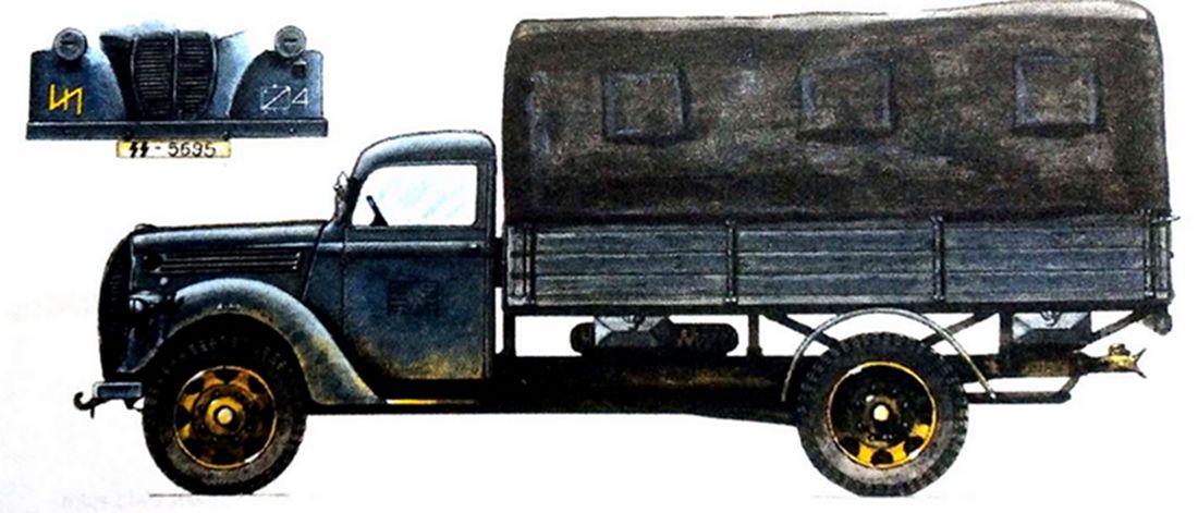 福特G917（4X2）中型军用卡车 FORD G917