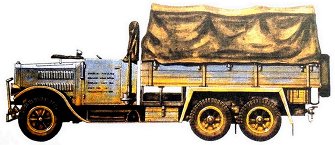 亨舍尔 TYP 33 D1（4X2）中型军用卡车