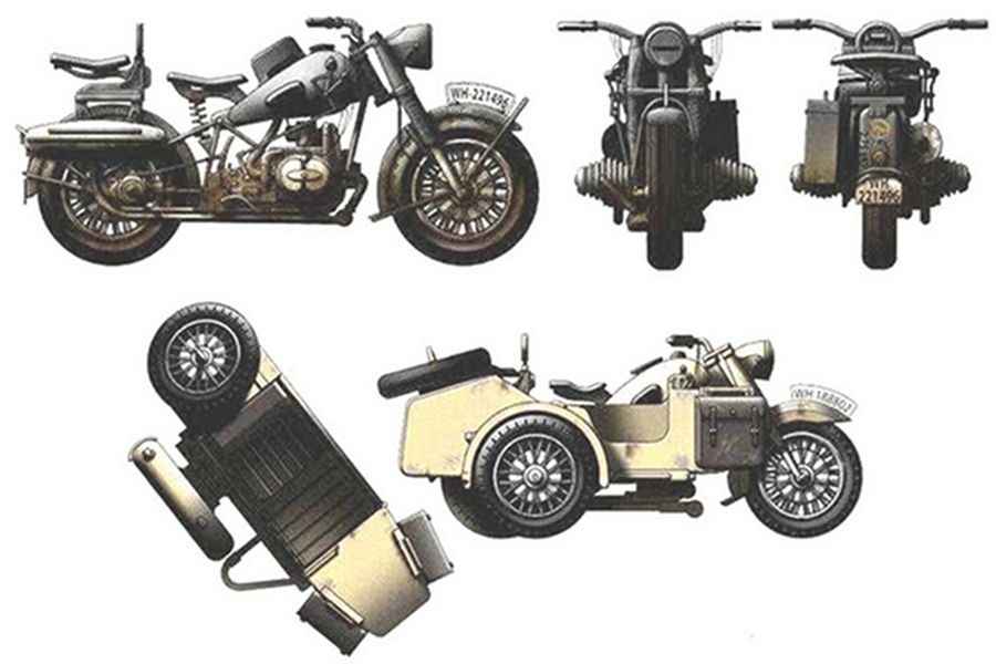 宝马 R75型军用摩托车
