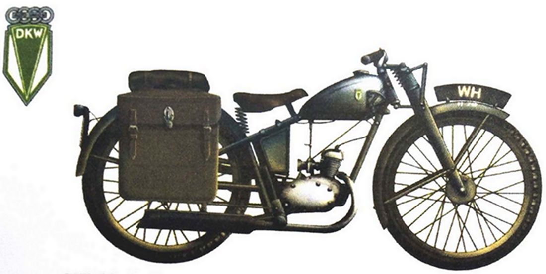 DKW RT100/125轻型军用摩托车