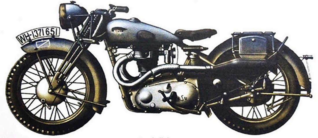 NSU 601OSL型军用摩托车