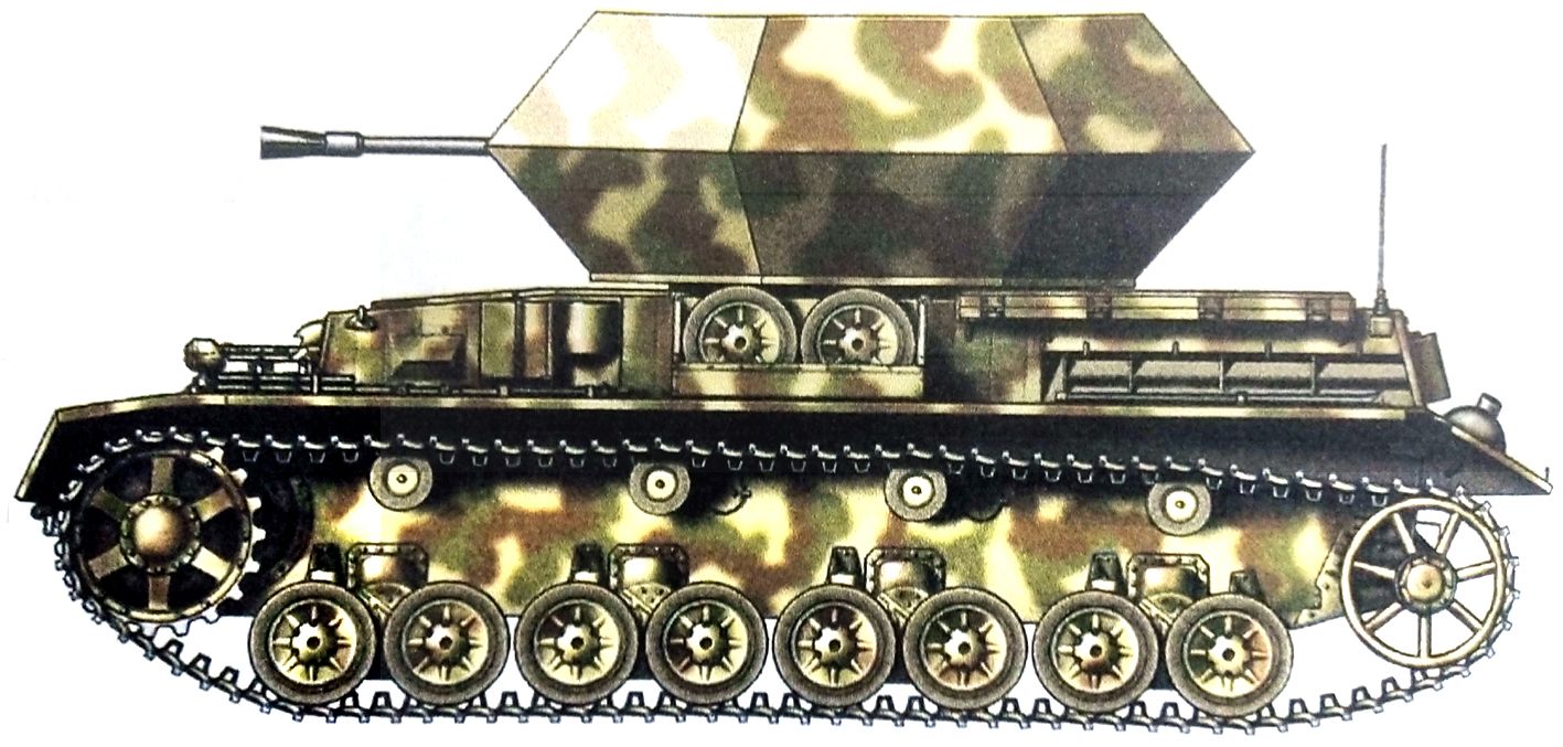 1944年12月,西线战场阿登地区,隶属德国武装党卫军第501重装甲营的一辆「东风」自行高射炮车。