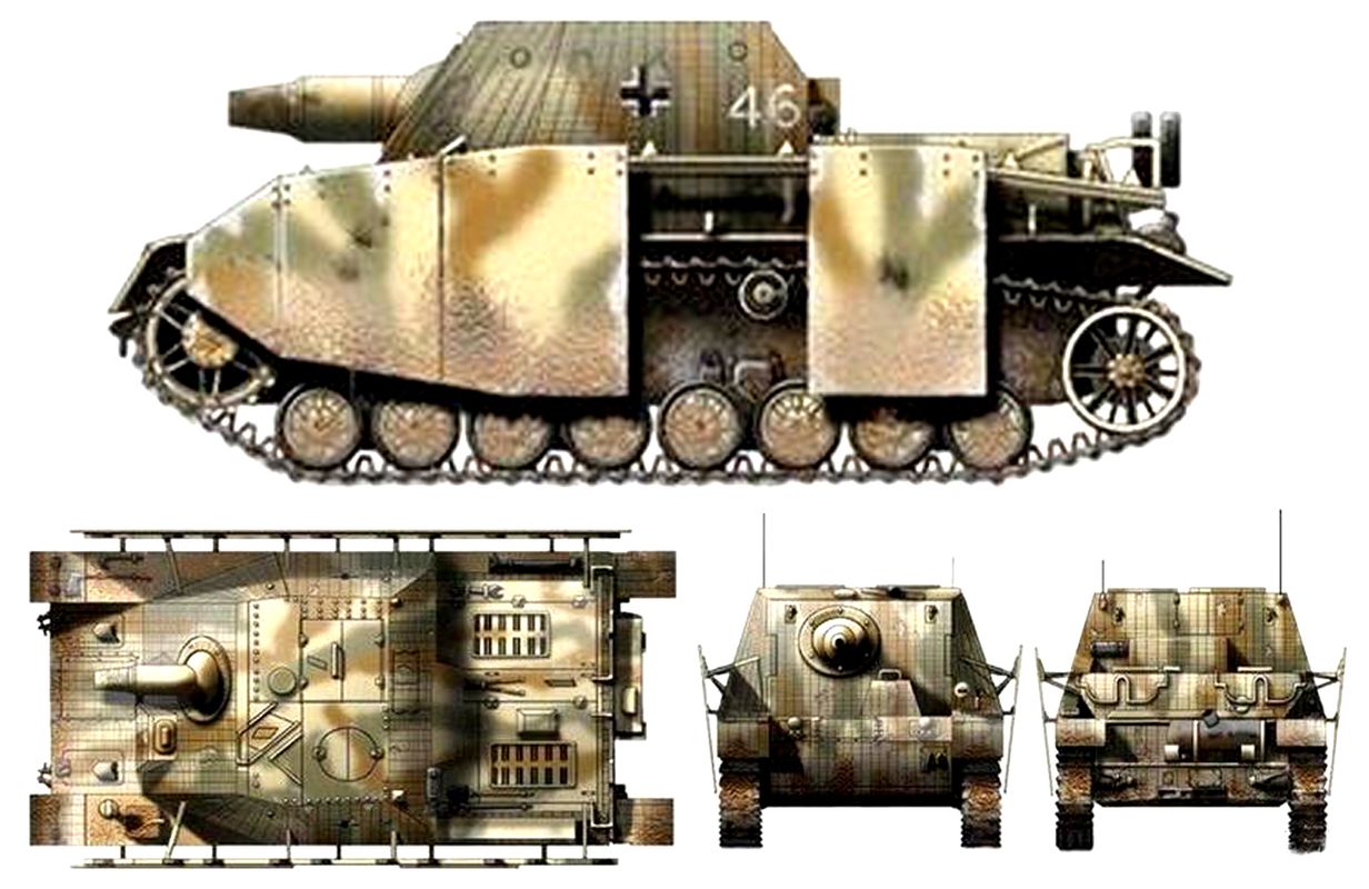 「灰熊」自行突击炮车 Sturmpanzer Ⅳ Sd.Kfz.166