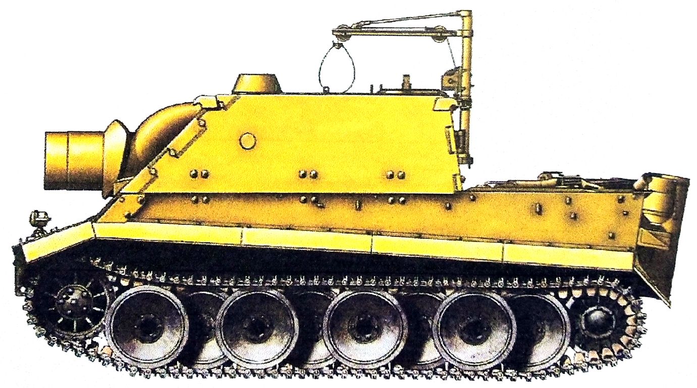 1944年8月,波兰地区,隶属德军第1000突击炮连的一辆「突击虎」臼炮自行炮车。该突击炮连的「突击虎」臼炮自行炮车在8月12日镇压华沙起义的战斗中,曾用380毫米高爆弹一炮将一幢房屋直接摧毁,威力惊人。