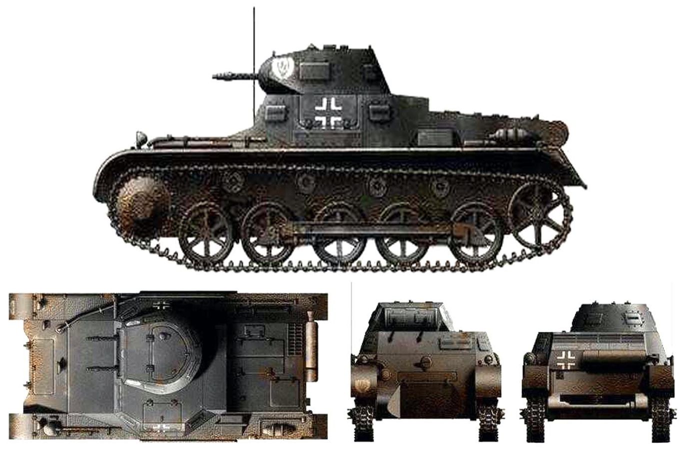 Ⅰ号B型坦克(Sd.Kfz.101 Pz.Kpfw.Ⅰ Ausf.B)