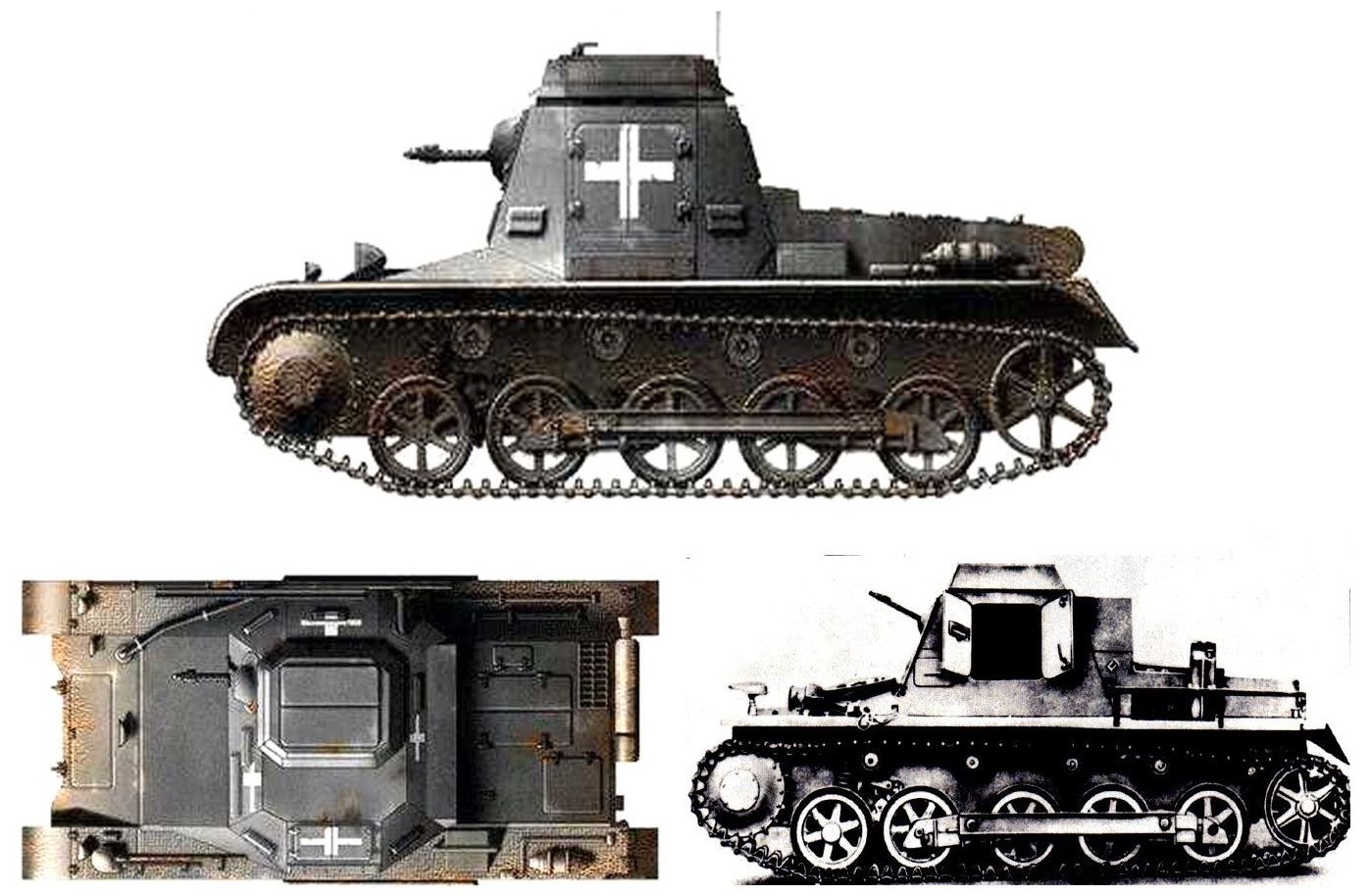 Ⅰ号B型指挥坦克(克雷勒装甲指挥坦克)(Sd.Kfz.265 Pz.BfwgⅠ Ausf.B)