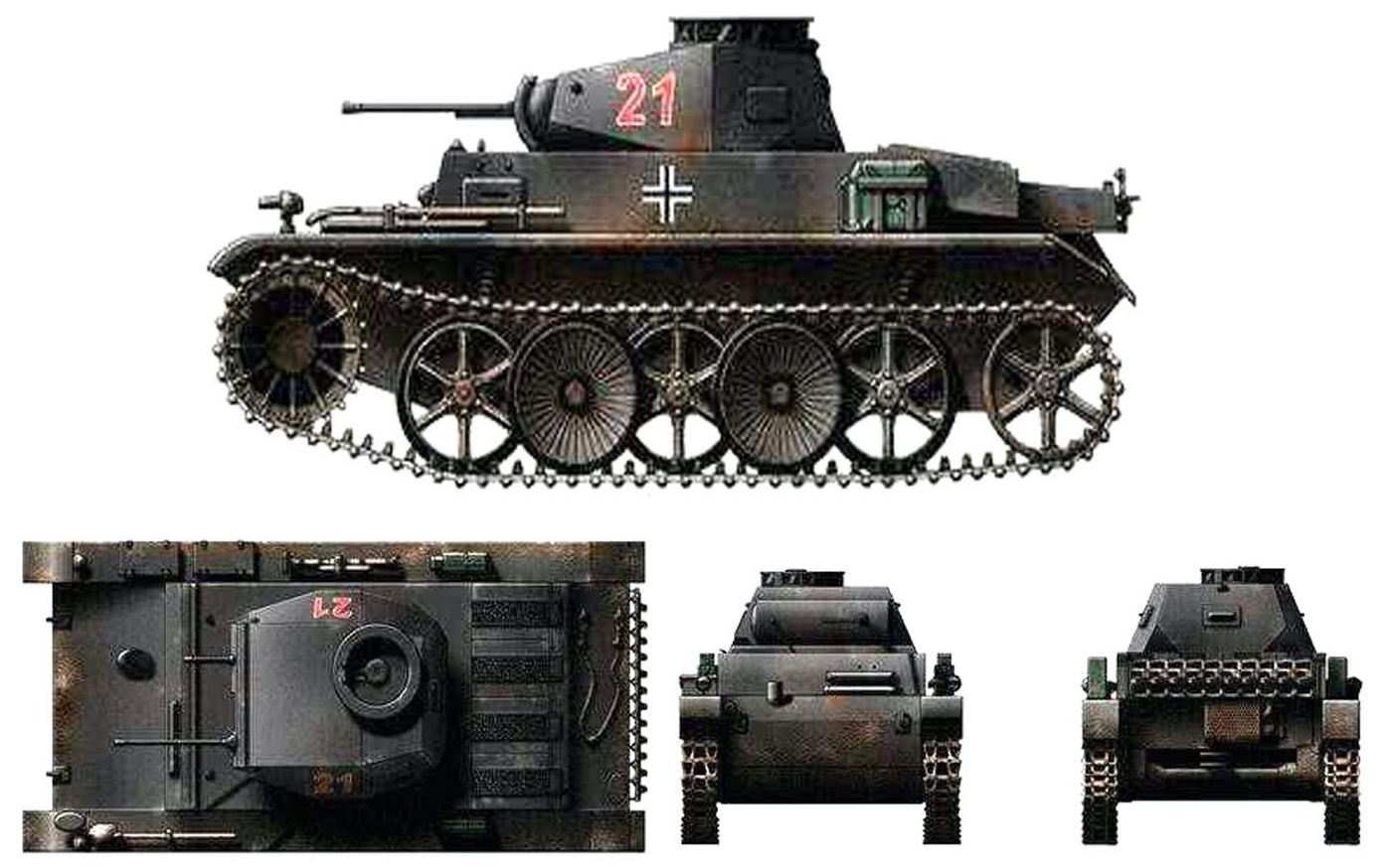Ⅰ号C型坦克(Sd.Kfz.101 Pz.Kpfw.Ⅰ Ausf.C)(VK.601)