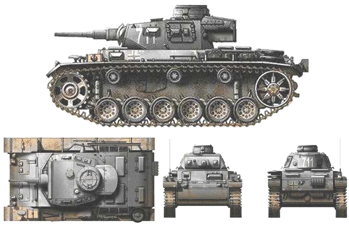 Ⅲ号H型坦克(Sd.Kfz.141 Pz.Kpfw.Ⅲ Ausf.H)