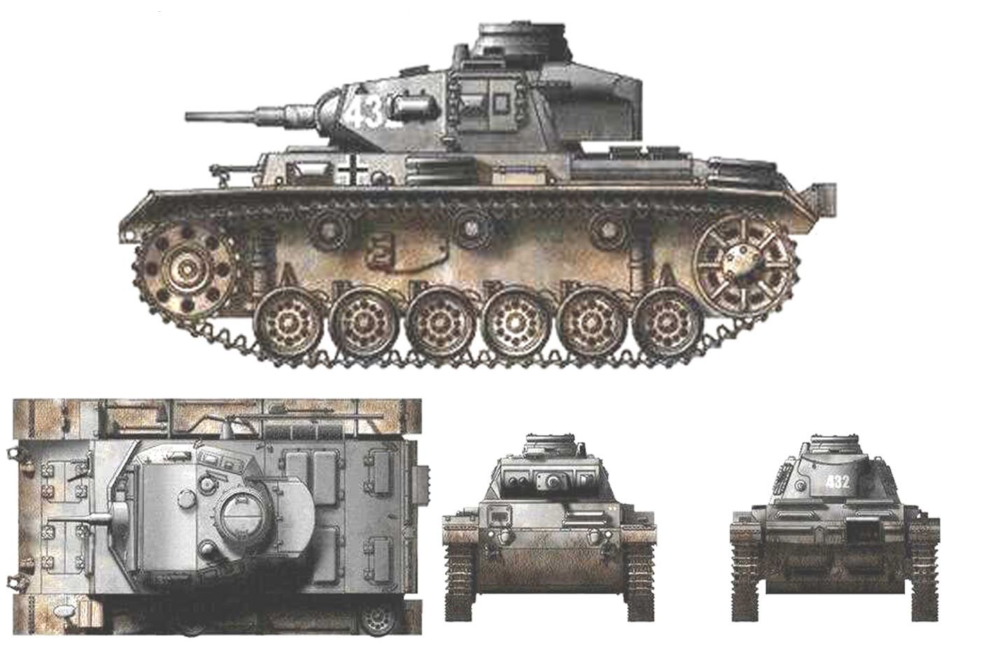 Ⅲ号F型坦克(Sd.Kfz.141 Pz.Kpfw.Ⅲ Ausf.F)