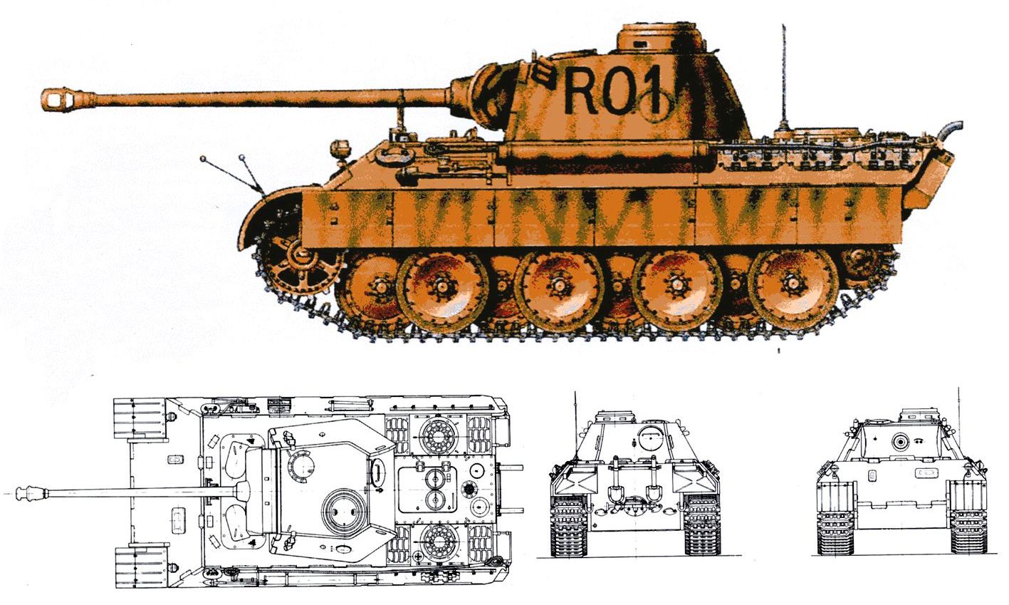 Ⅴ号(黑豹)D型坦克(Sd.Kfz.171 Pz.Kpfw.V Ausf.D Panther)