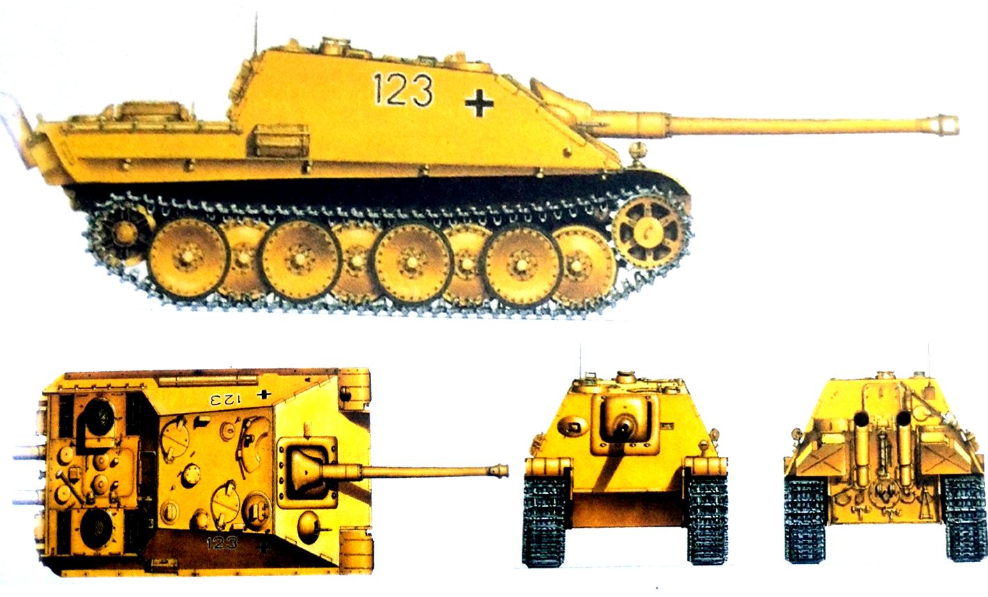 「猎豹」重型坦克歼击车 Jagdpanzer Sd.Kfz.173