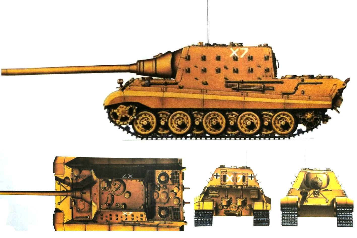 「猎虎」重型坦克歼击车 Jagdtiger Sd.Kfz.186