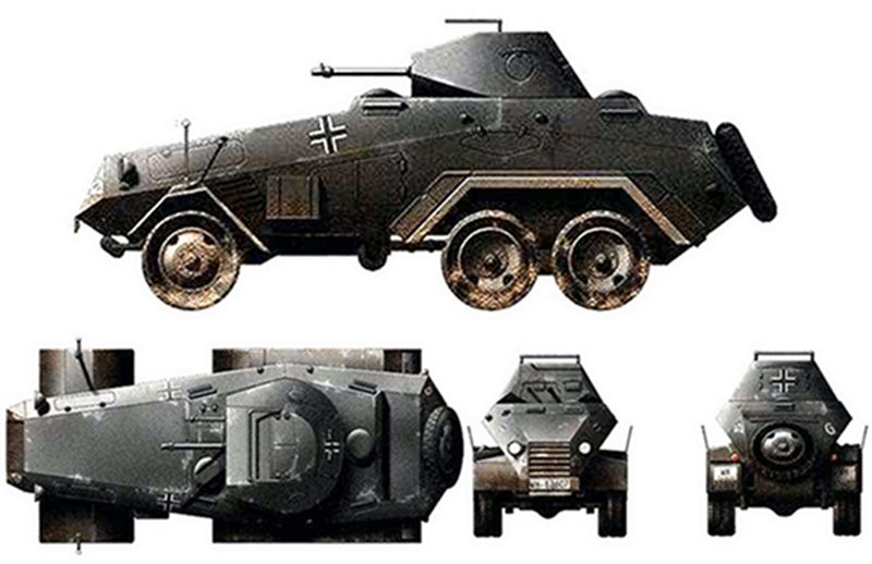 Sd.Kfz.231型6轮装甲侦察车