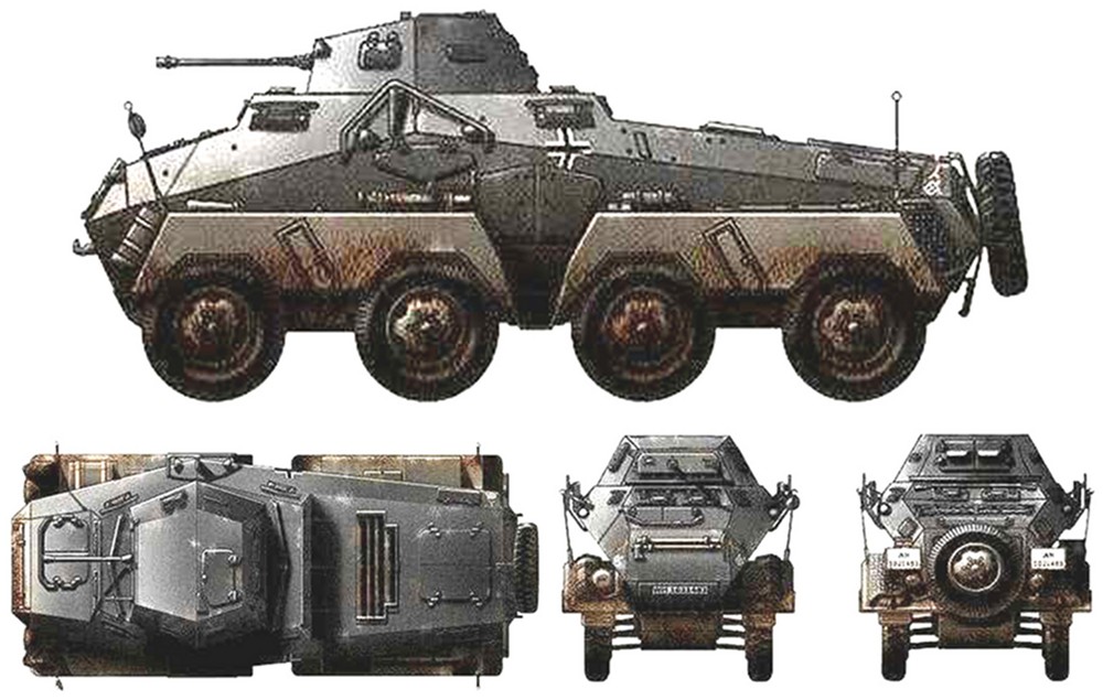 Sd.Kfz.231型8轮装甲侦察车