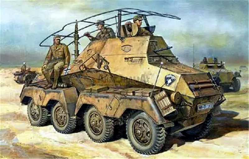 Sd.Kfz.263型8轮装甲通讯车