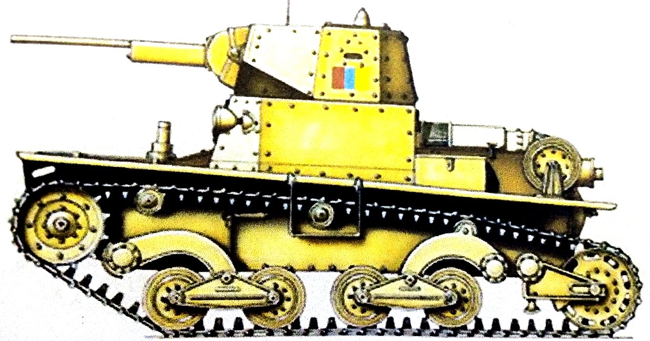 1942年,非洲利比亚,意大利军第133「利托里奥」装甲师3团2营的L6/40轻型坦克。