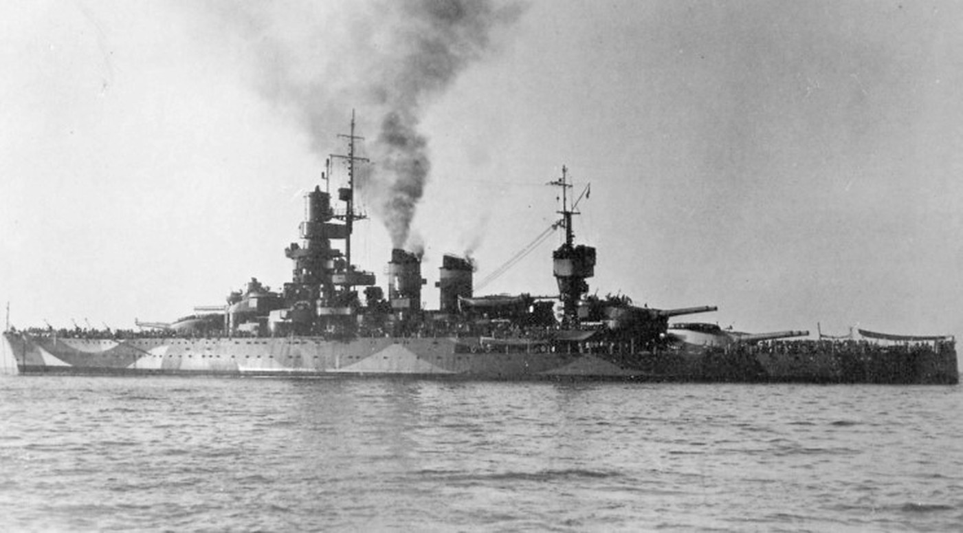 二战期间的安德烈亚·多利亚号（Andrea Doria）。