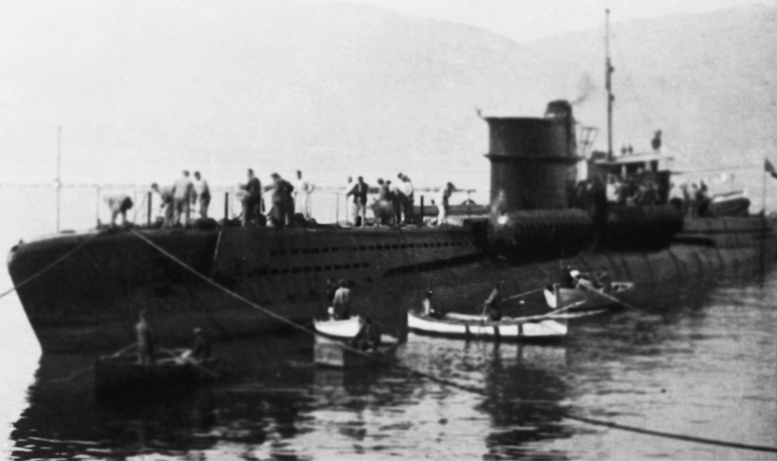 海鳝号(Murena)的另一视角(1943年拍摄)。
