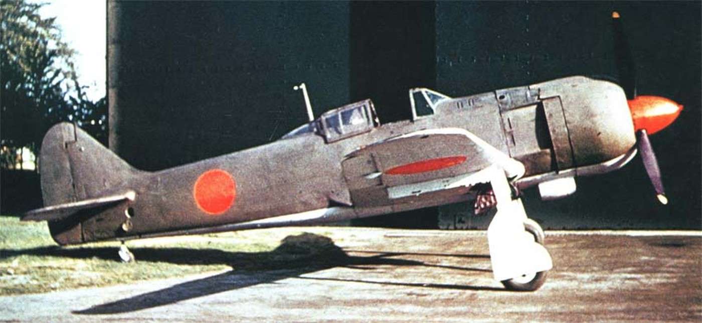 重新修复上色的五式战斗机一型乙（Ki-100-Ib）静态展示。