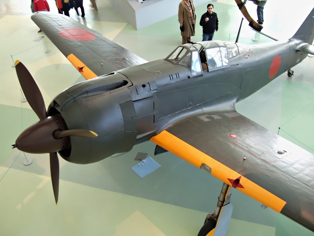 陈列于伦敦英国皇家空军博物馆亨登分馆的五式战斗机一型乙（Ki-100-Ib），这是战后唯一完整留存至今的Ki-100原机。
