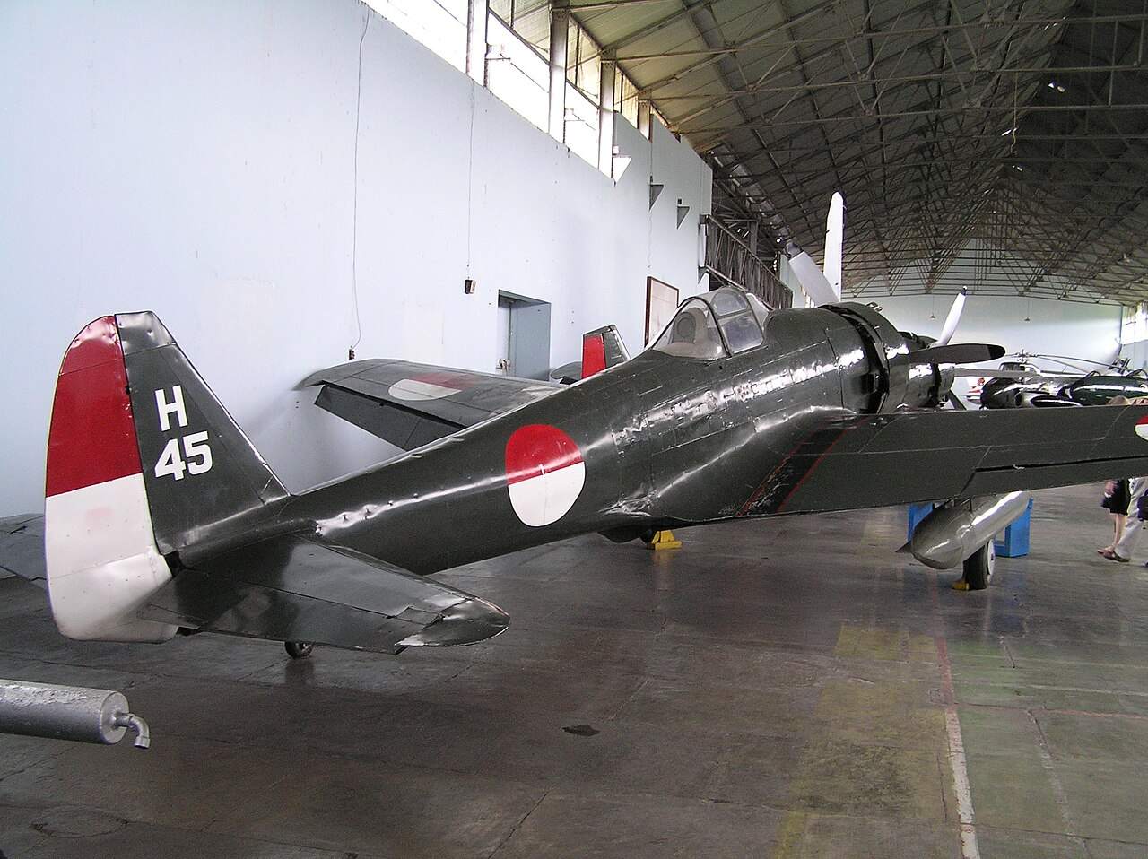 战后，印尼空军使用过并留存下来的一架一式战斗机（Ki-43-II型）。
