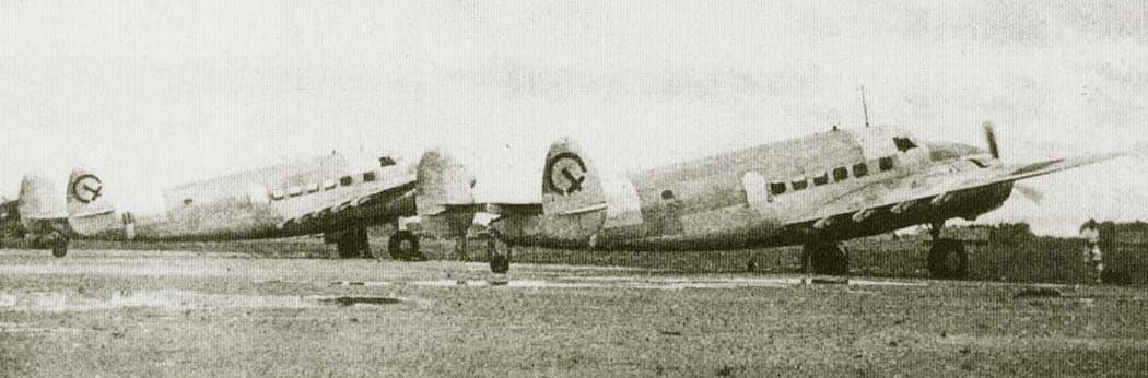 隶属空中挺进部队的一式货物运输机（Ki-56）。