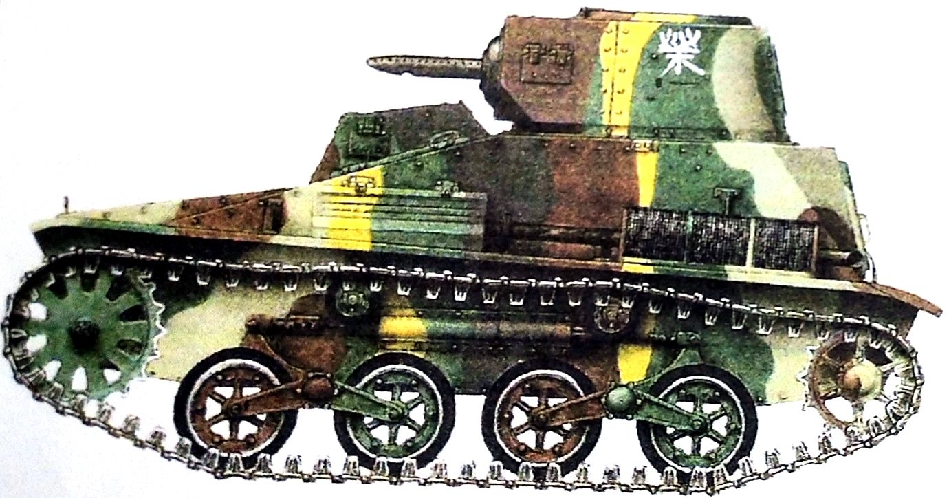 1945年，缅甸战场，日军第14坦克团的94式小型坦克。