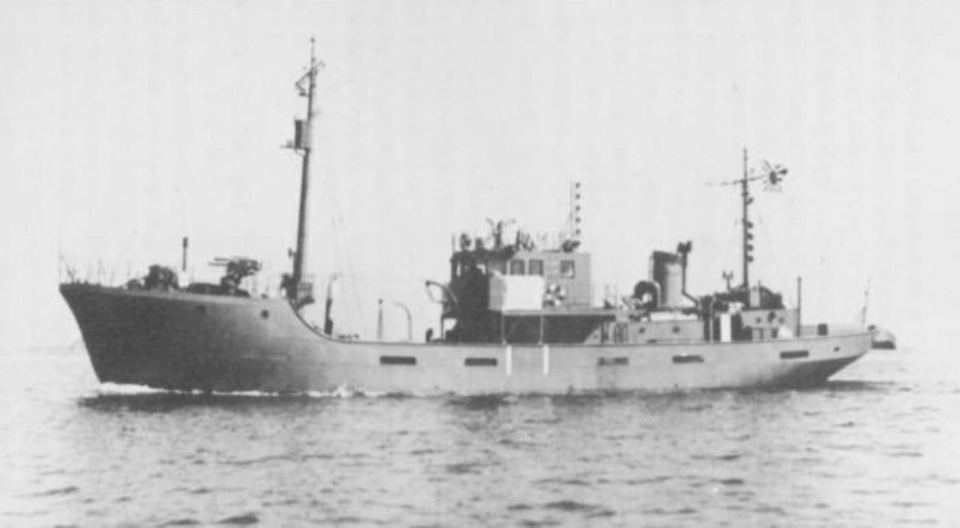 1943年2月24日在浪速船渠竣工的第1号型扫海特务艇Wa-11号。该艇在战后被指定为扫雷舰，于1947年11月14日移交给英国，后被拆解。