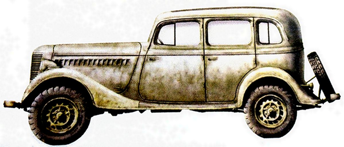 嘎斯 GAZ-61 军用小车